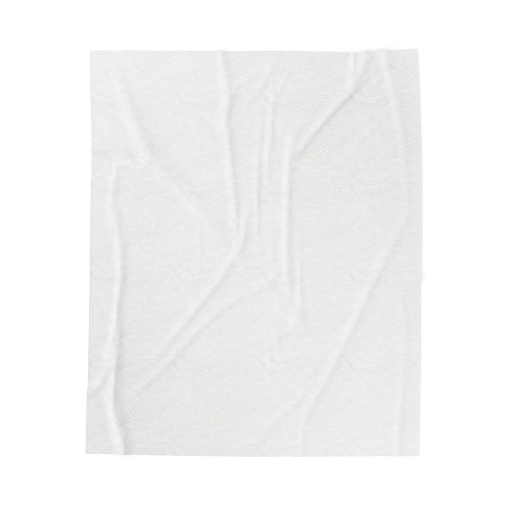 Throw Blanket - Safe Supported Loved - Cloud Dancer