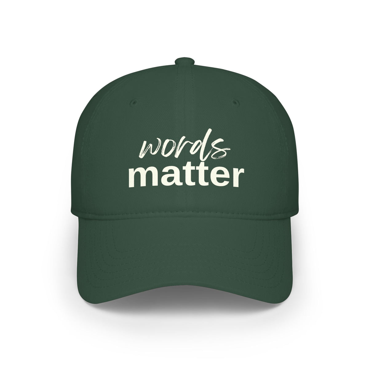 Words Matter - Baseball Cap - DTG