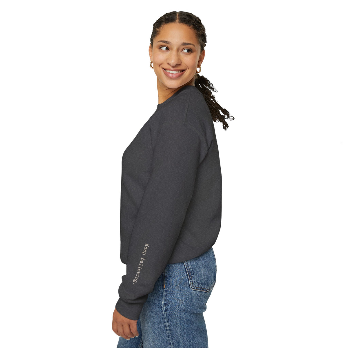Delulu | Unisex Graphic Crewneck | Affirmation Sweatshirt | The MindfulMe Company