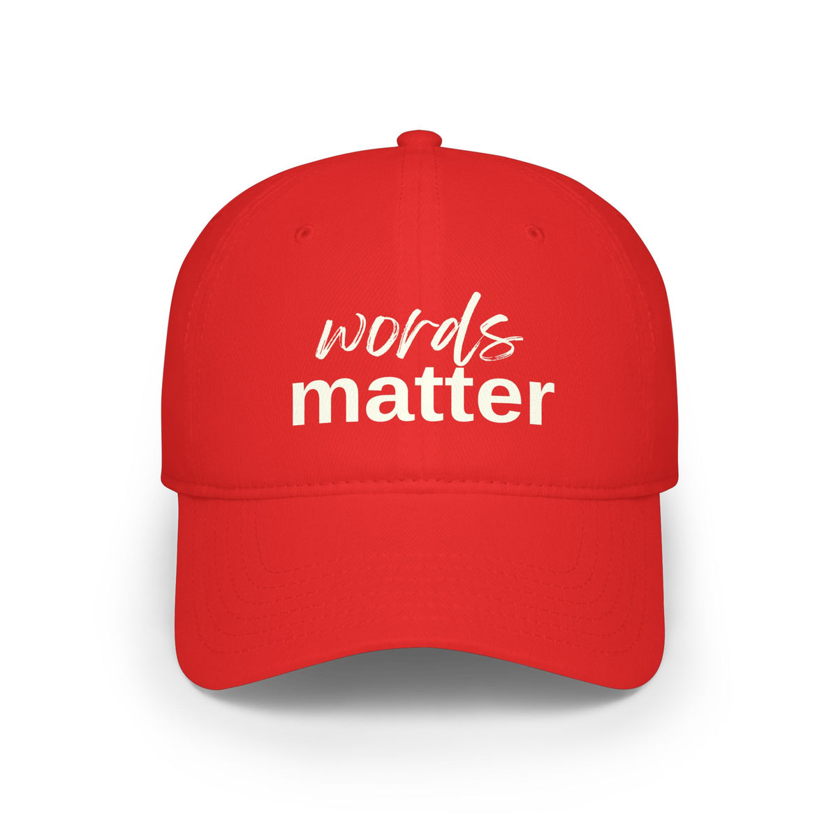Words Matter - Baseball Cap - DTG