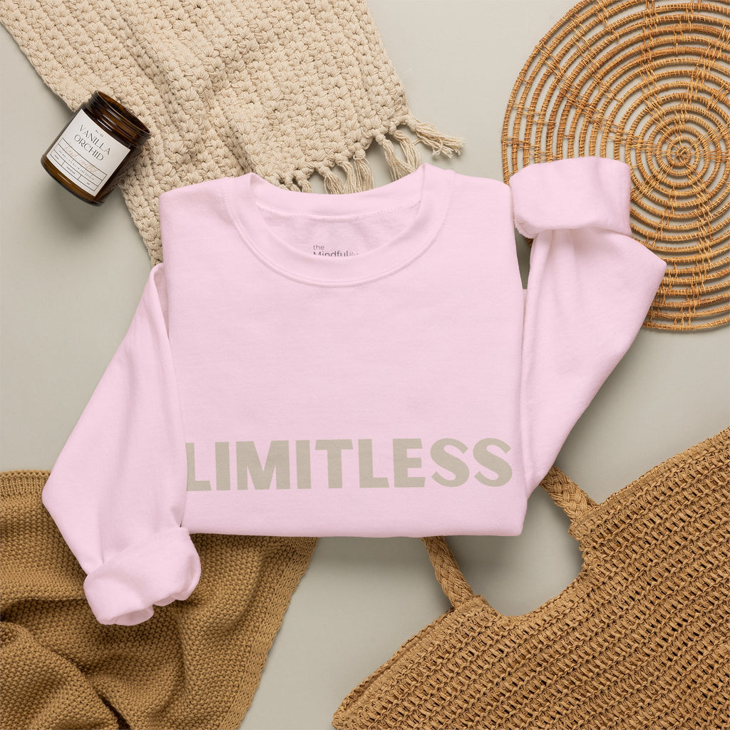 Limitless | Unisex Graphic Crewneck | Affirmation Sweatshirt | The MindfulMe Company