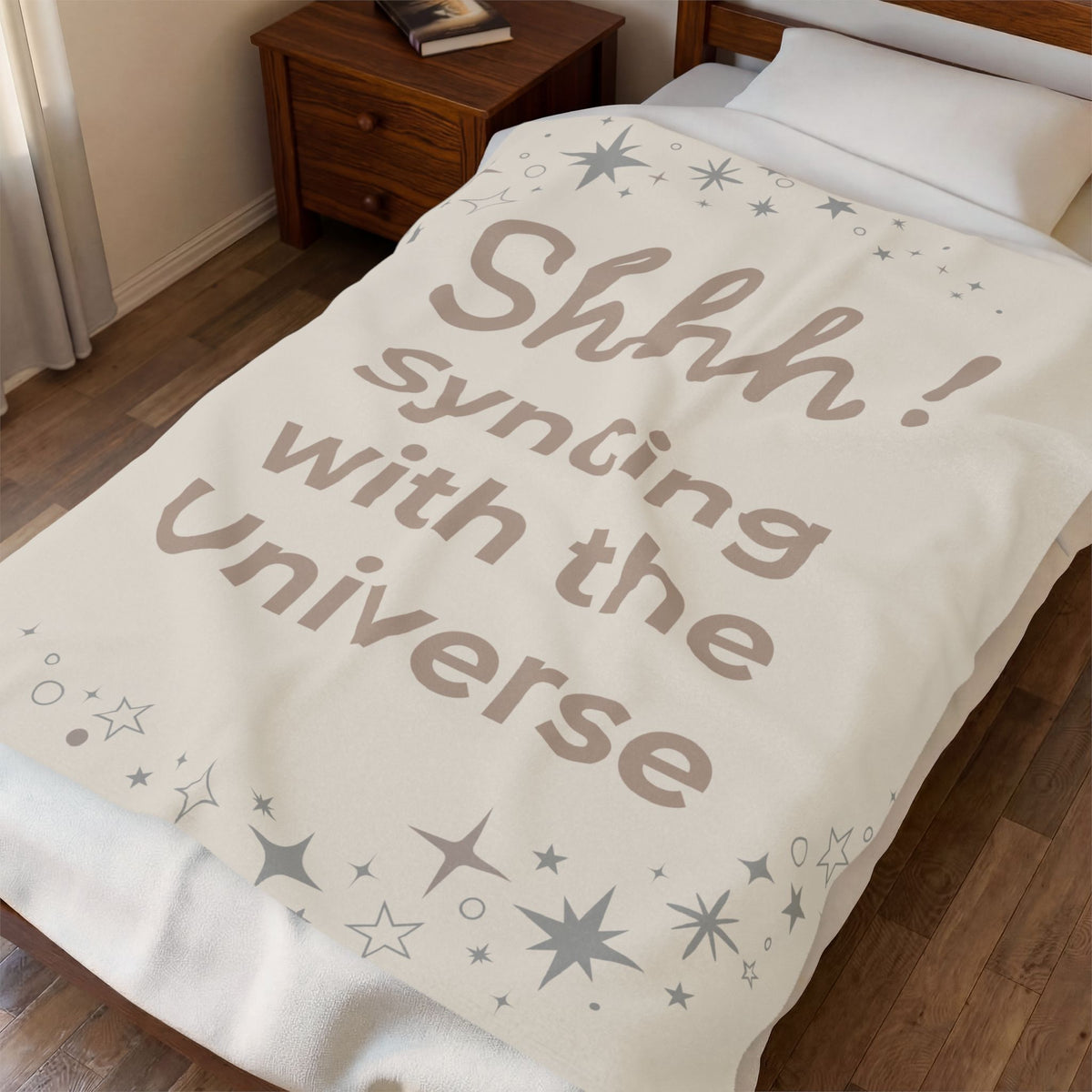 Throw Blanket - Syncing with the Universe - Soft Sand