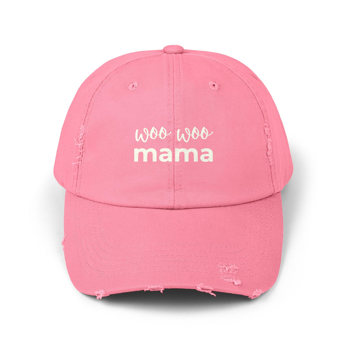 Woo Woo Mama - Distressed Hat