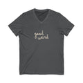 Good Weird | Unisex Graphic V-neck | Affirmation T-shirt | The MindfulMe Company