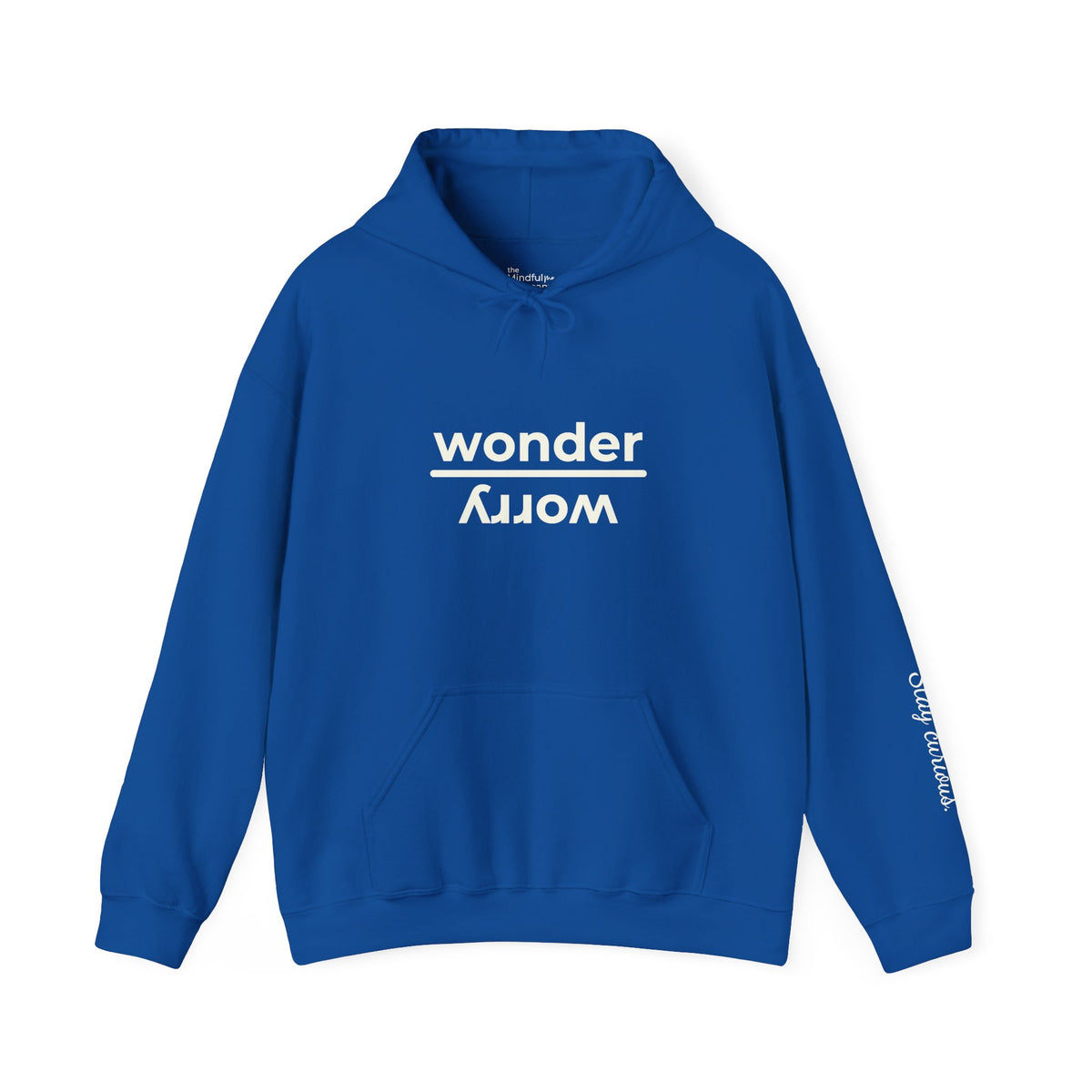 Wonder over Worry | Unisex Hoodie | The MindfulMe Company