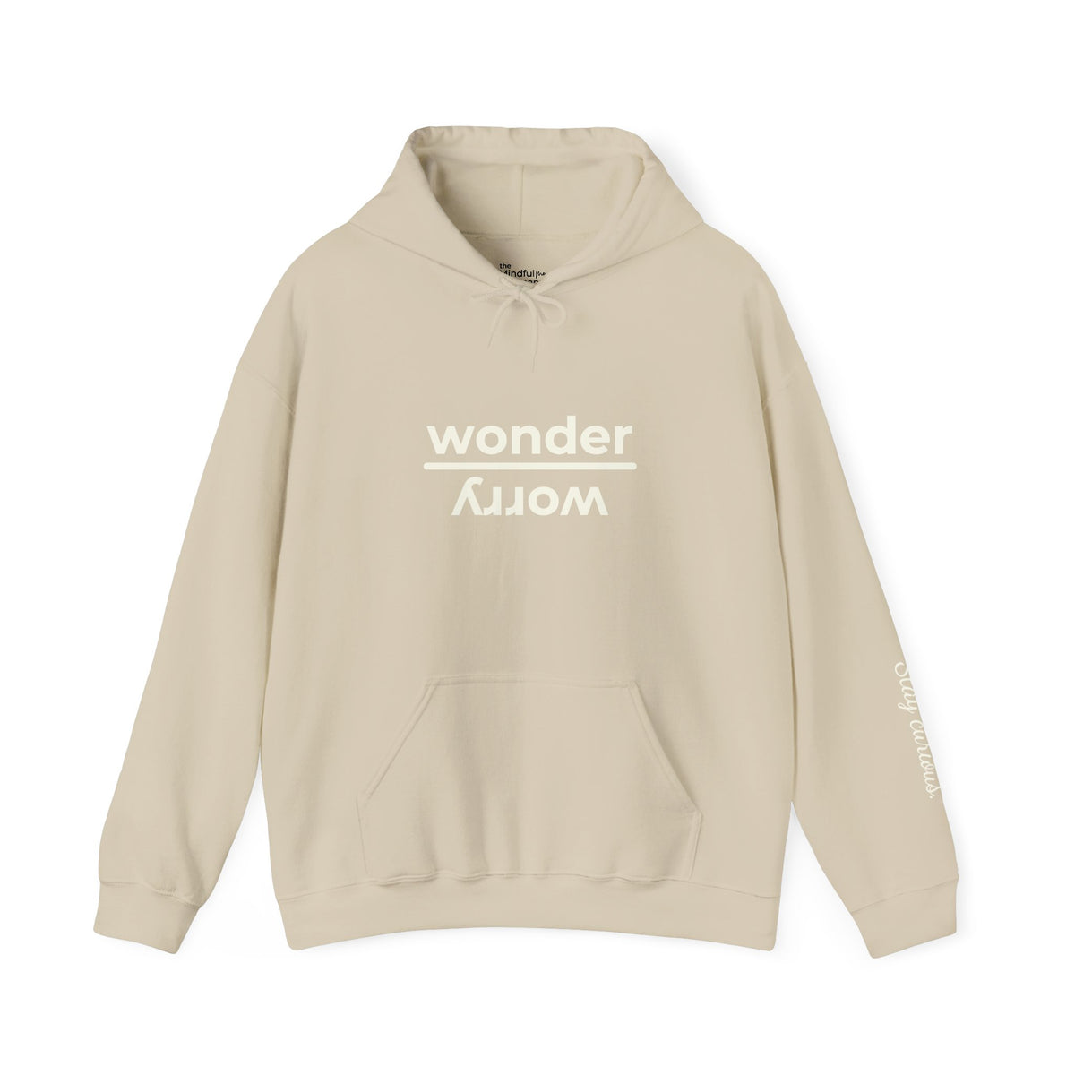 Wonder over Worry | Unisex Hoodie | The MindfulMe Company