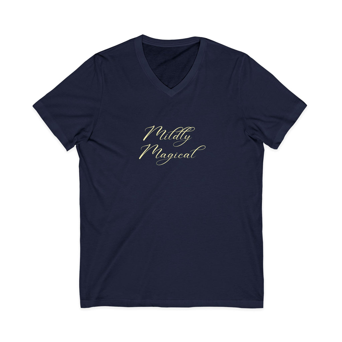 Mildly Magical | Unisex Graphic V-neck | Affirmation T-shirt | The MindfulMe Company