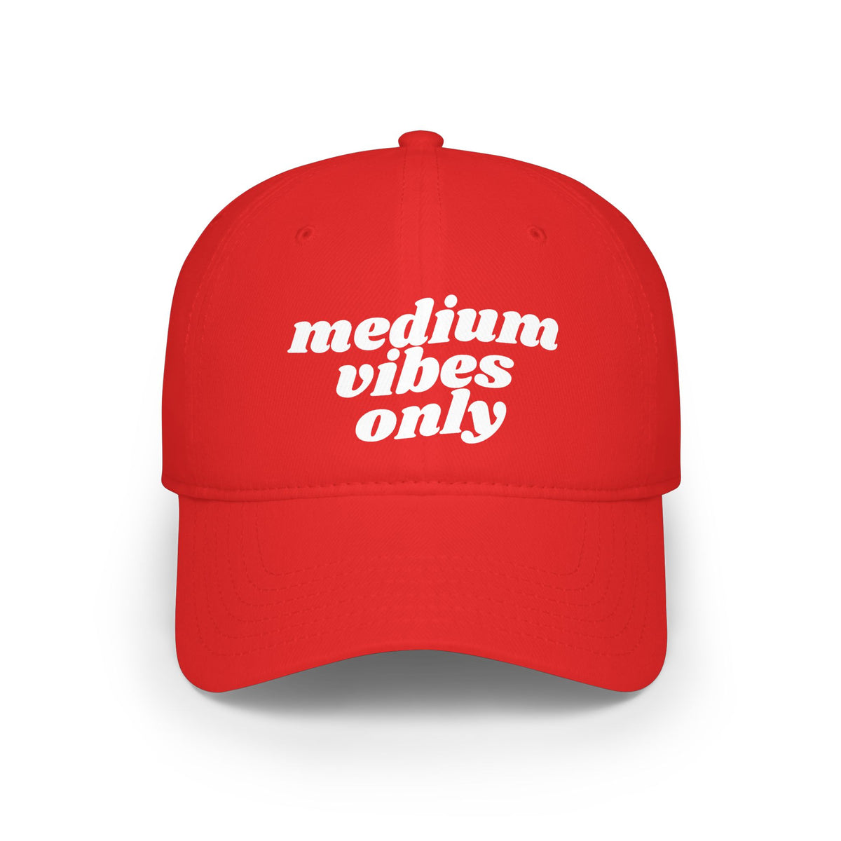 Medium Vibes Only - Baseball Cap - DTG