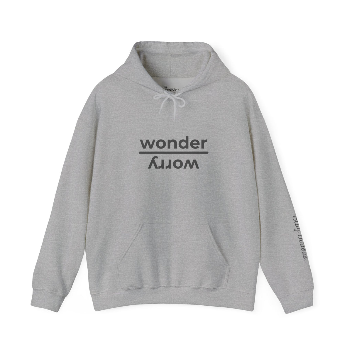 Wonder over Worry | Unisex Hoodie | The MindfulMe Company