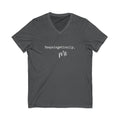 Unapologetically ME | Unisex Graphic V-Neck | Affirmation T-shirt | The MindfulMe Company