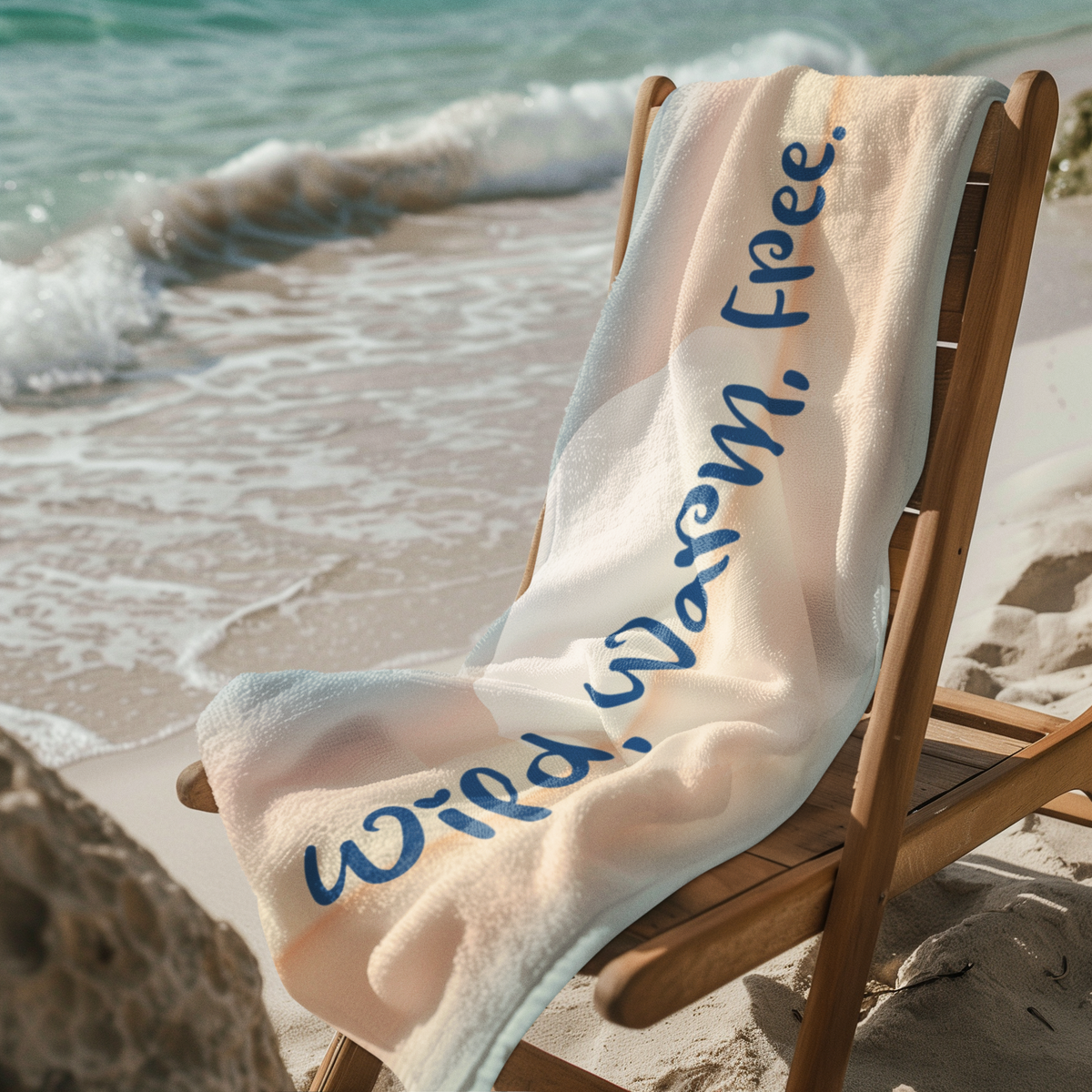 Beach Towel - Wild, Warm, Free