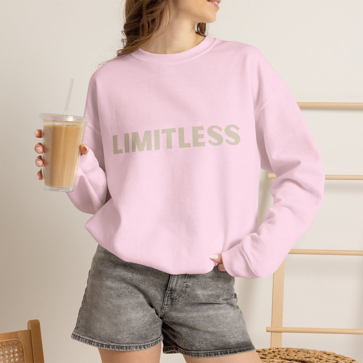 Limitless | Unisex Graphic Crewneck | Affirmation Sweatshirt | The MindfulMe Company