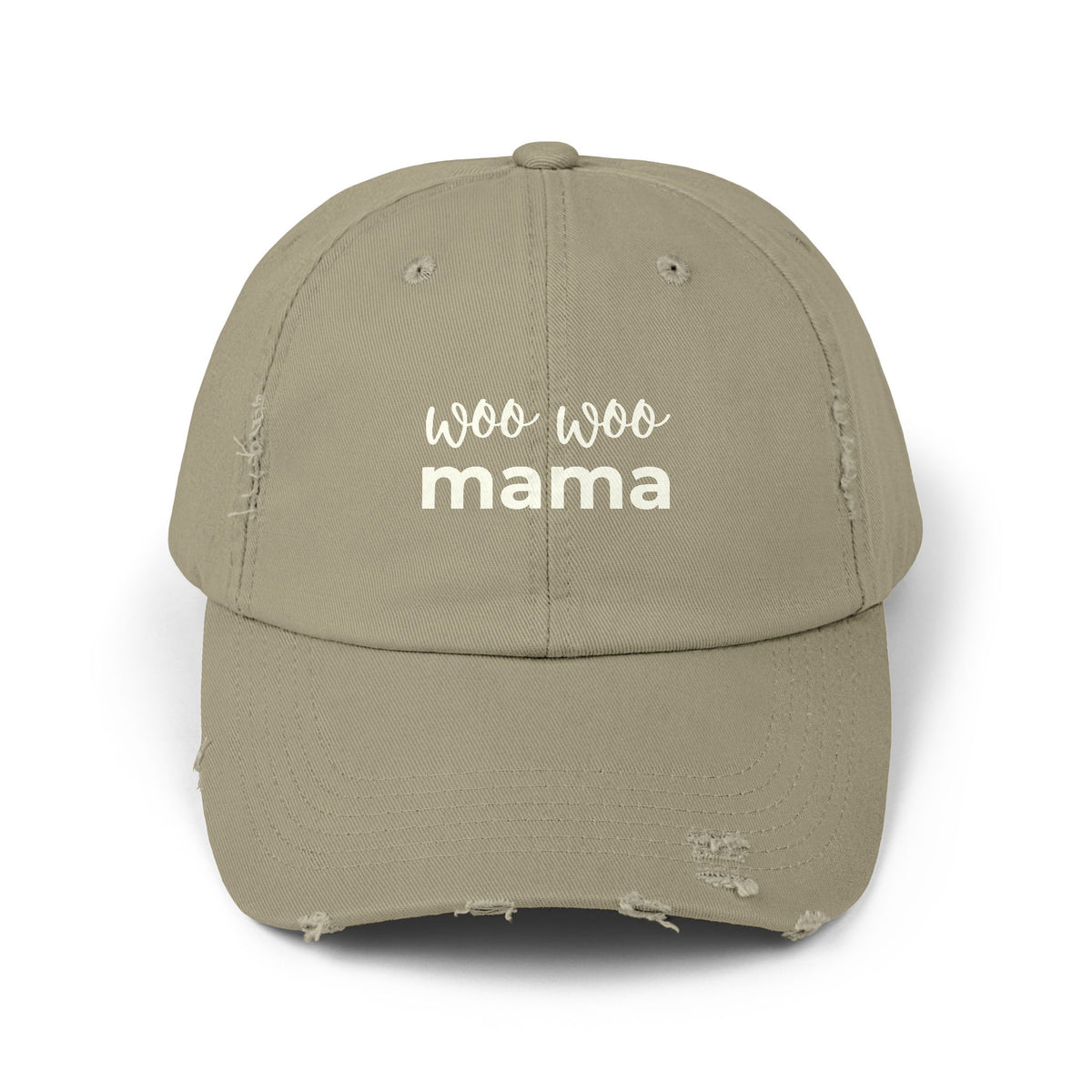 Woo Woo Mama - Distressed Hat