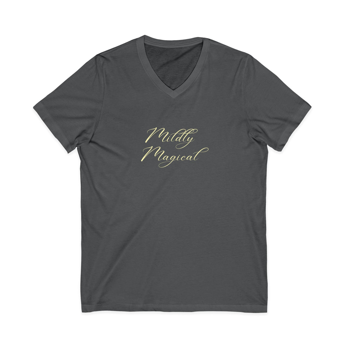 Mildly Magical | Unisex Graphic V-neck | Affirmation T-shirt | The MindfulMe Company