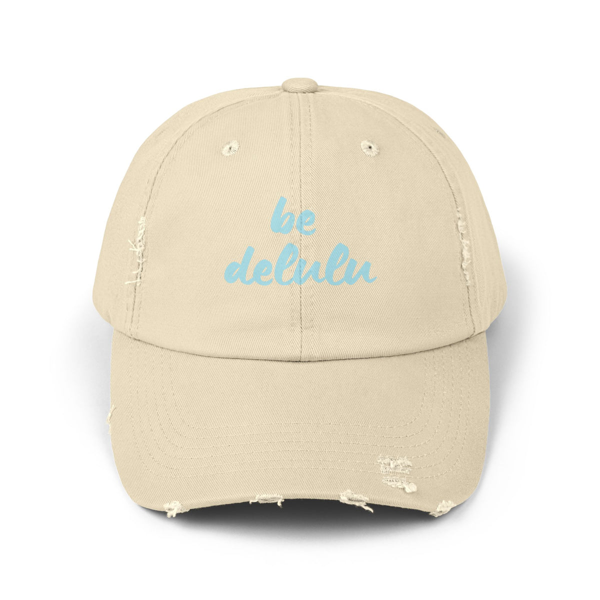 Be Delulu - Distressed Baseball Cap
