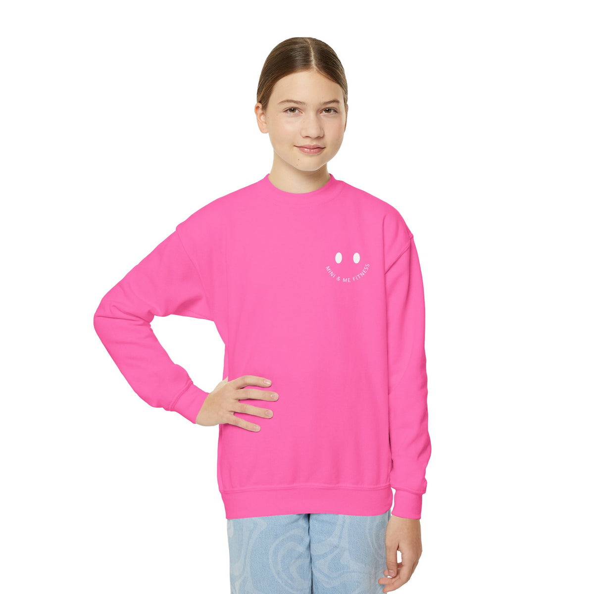 Mini & Me | Strong Like Mom | Youth Crewneck Sweatshirt